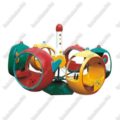 Электрическая Аттракцион карусель «Космос», 3,2×3,2×2,2 м