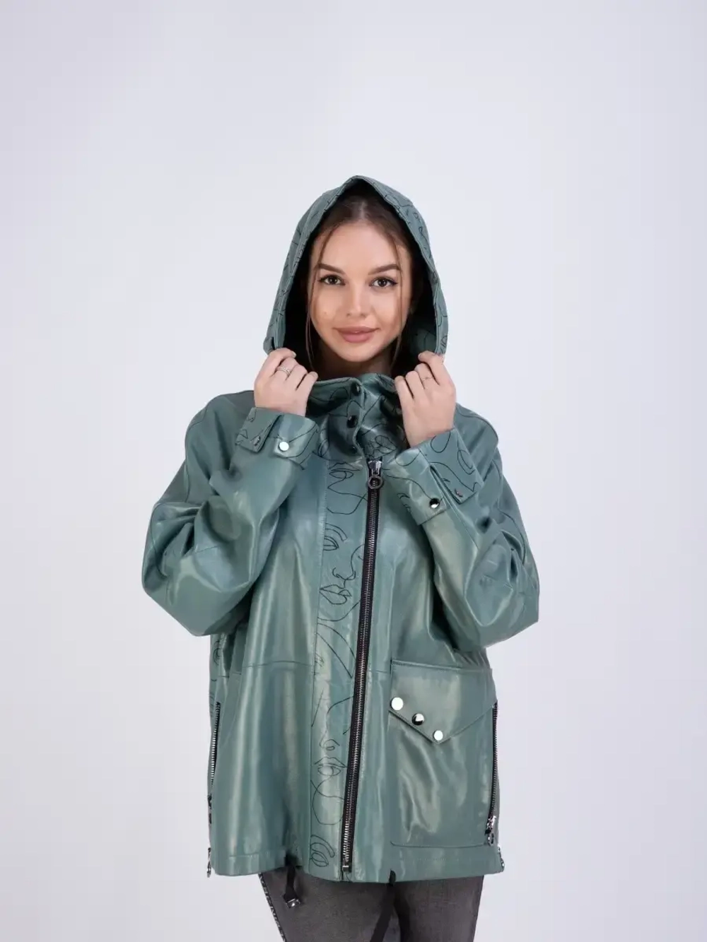 Куртка женская из натуральной кожи