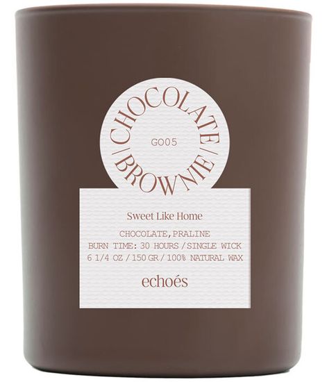 Chocolate Brownie, свеча Sweet like home collection, Echoes