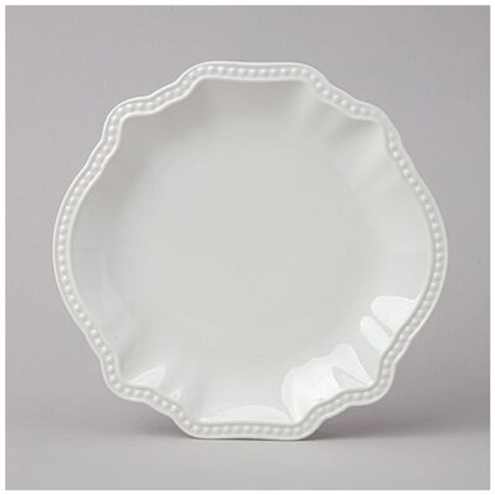 ТАРЕЛКА ЗАКУСОЧНАЯ LEFARD "RIBBON" 21,5*21*2,5 СМ (КОР=24ШТ.)