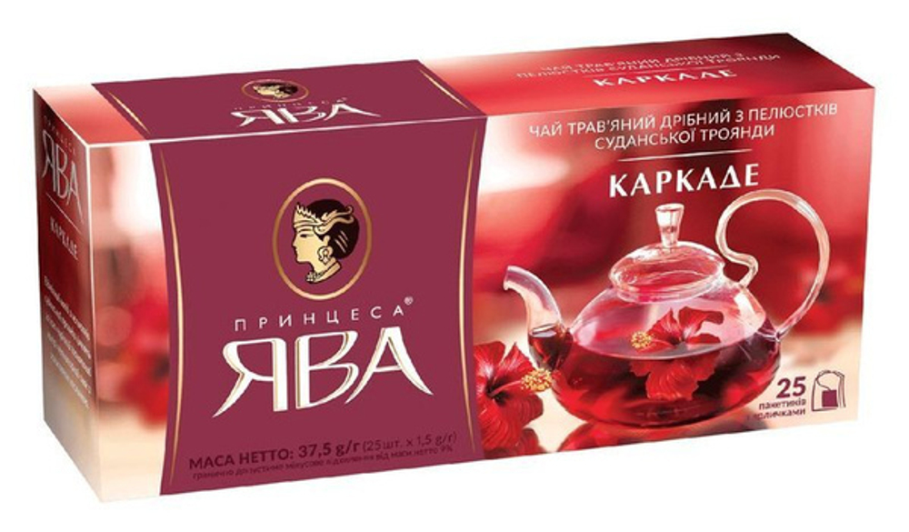 Чай Принцесса Ява каркадэ 25 пакетиков