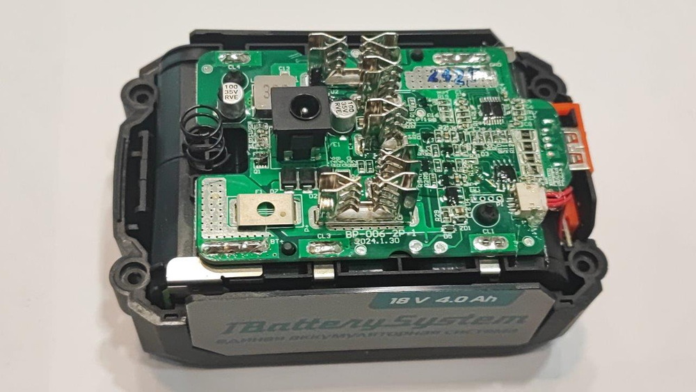 Ремонт литиевого аккумулятора STURM SBP1804