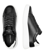 Кожаные кроссовки Calvin Klein - черный(HM0HM01016)