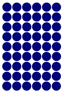 Виниловые наклейки для упаковки и маркировки Policomprint M4. 20 мм. 54 шт.