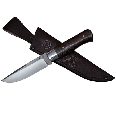 Нож кузница Семина Соболь,кован ст Х12МФ ц,м, дюраль венге