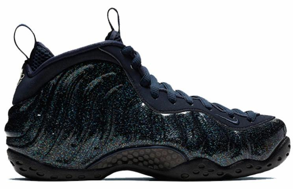 Кроссовки Nike Foamposite One Air Glittery (Женская размерная сетка)