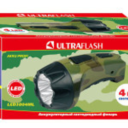 Фонарь аккумуляторный UltraFlash 3804ML 4-диода