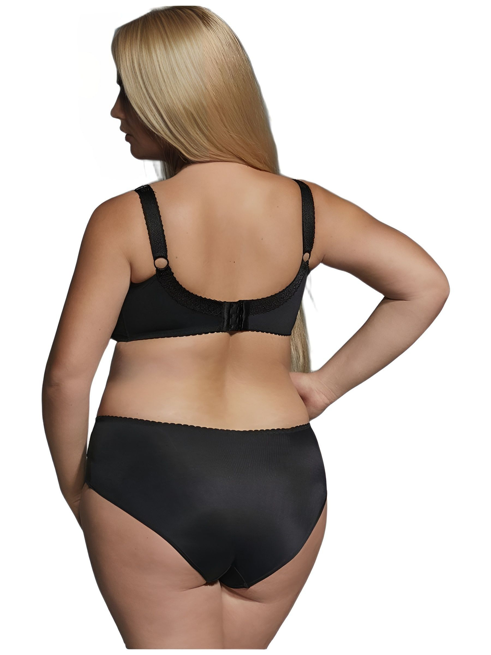 Бюстгальтер больших размеров Fortuna Kris Line черный, размер 70H