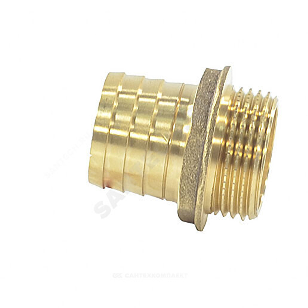 Переходник латунь неразъемный для шланга Дн 20х1/2" НР 9102 Aquasfera 9102-07