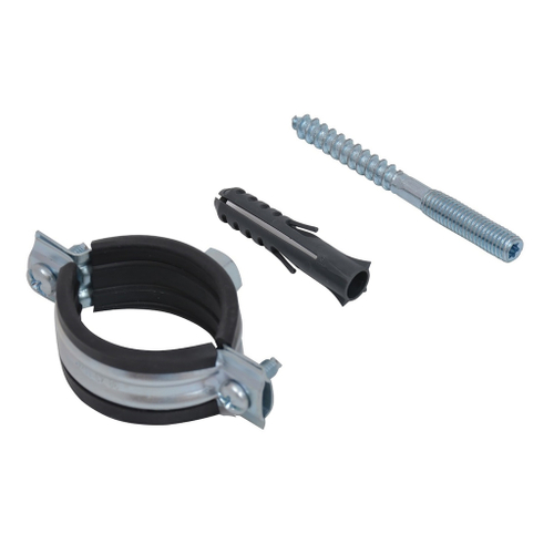 Хомут сантехнический 1/2'' (20-25 мм) в комплекте со шпилькой и дюбелем VRT