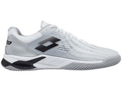 Мужские кроссовки теннисные Lotto Mirage 100 Clay - all white/all black