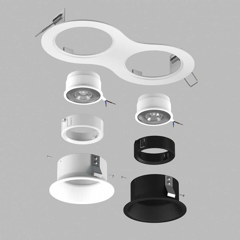 Встраиваемый светильник Lightstar Domino D6260607WBMOD