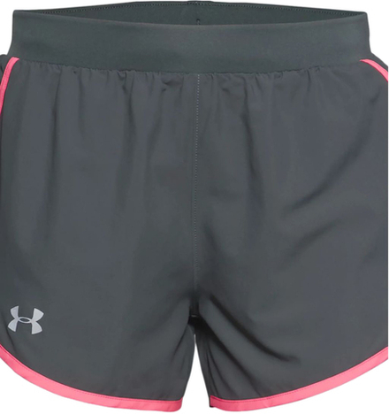 Женские теннисные шорты Under Armour Wome's UA Fly-By 2.0 Shorts - pitch gray/cerise
