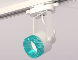 Ambrella Комплект трекового однофазного светильника с композитным хрусталем MR16 Трековые XT6601063