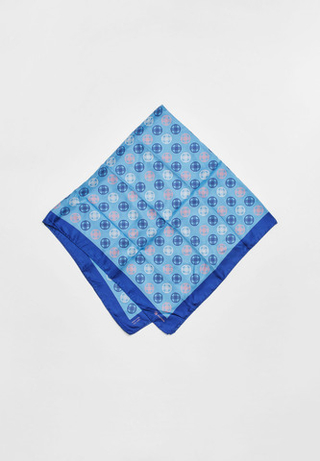 Шелковый платок SHANYRAQ BLUE 140x140