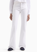 Женские джинсы Emporio Armani J47 Mid-Rise с клёшем из эластичного денима