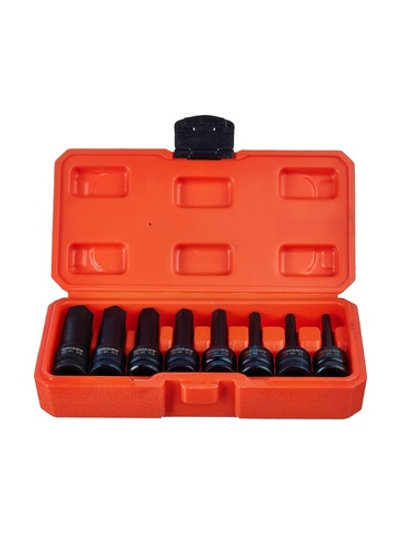 Набор головок ударных HEX, H6-H19, 8 шт, 1/2DR Gigant G-12H6H19