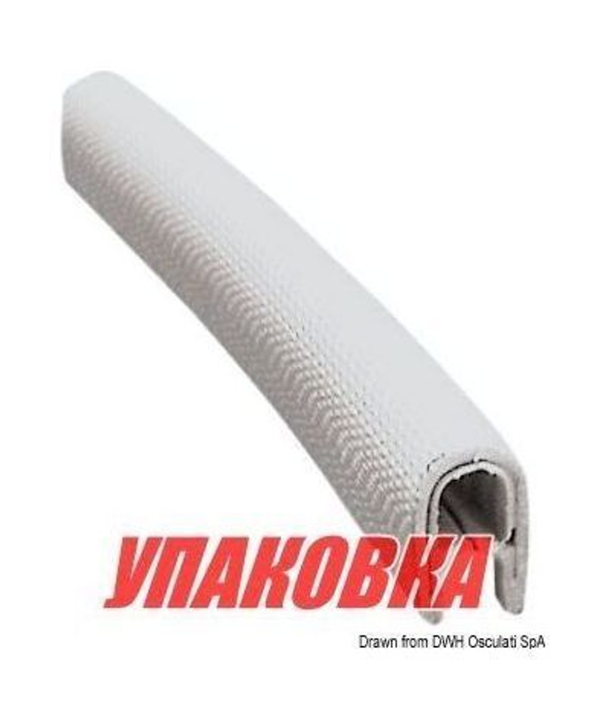 Профиль окантовочный, белый, 1,5-4 мм (упаковка из 50 м.)