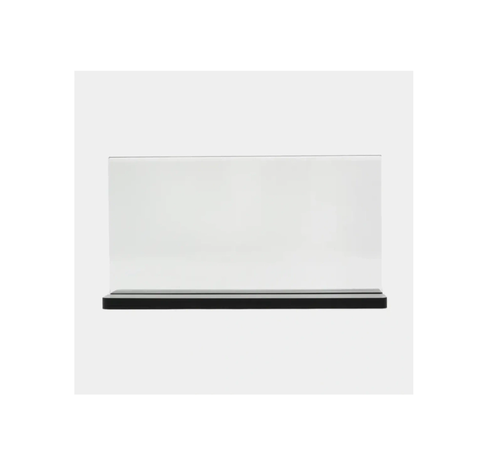 Табличка информационная Deli 10x20см настольная прямоугольная прозрачный 50867