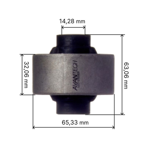 Сайлентблок переднего нижнего рычага, передний Avantech ASB0311