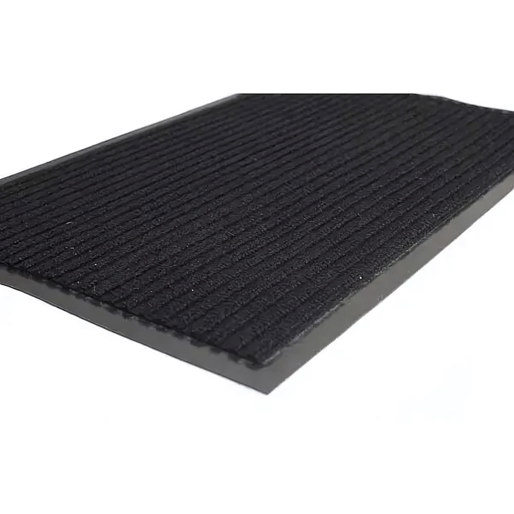 Коврик влаговпитывающий ребристый 40*60 см СТАНДАРТ черный