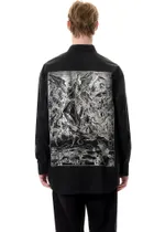 Рубашка Issaya Ceremonial Engraving черная