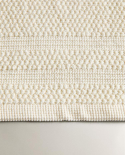 ZARA HOME КОВРИК ДЛЯ ВАННОЙ ИЗ ХЛОПКА С АНТИСКОЛЬЗЯЩЕЙ ПОВЕРХНОСТЬЮ, ЦВЕТ СЛОНОВОЙ КОСТИ