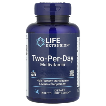 Life Extension Two-Per-Day 60 tablets, Мультивитамины