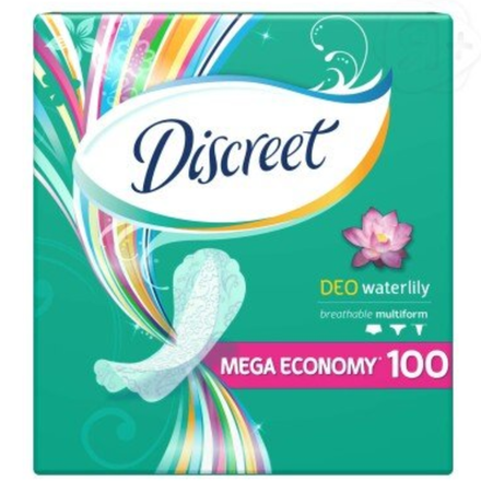 Прокладки ежедневные Discreet Deo Water Lily Multiform 100 шт