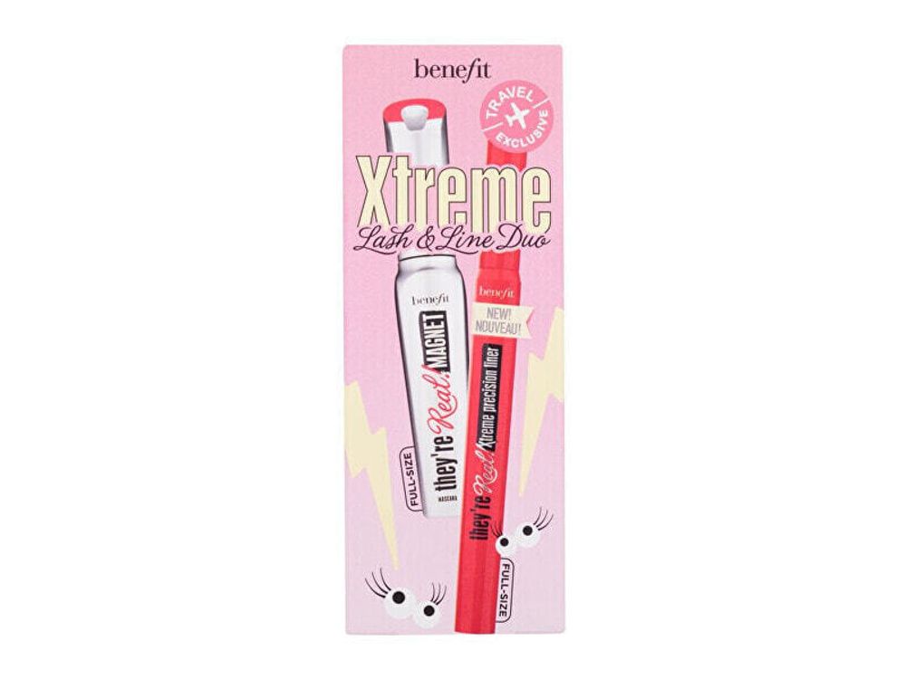Gift set of decorative cosmetics Xtreme Lash &amp; Line Duo Black Benefit