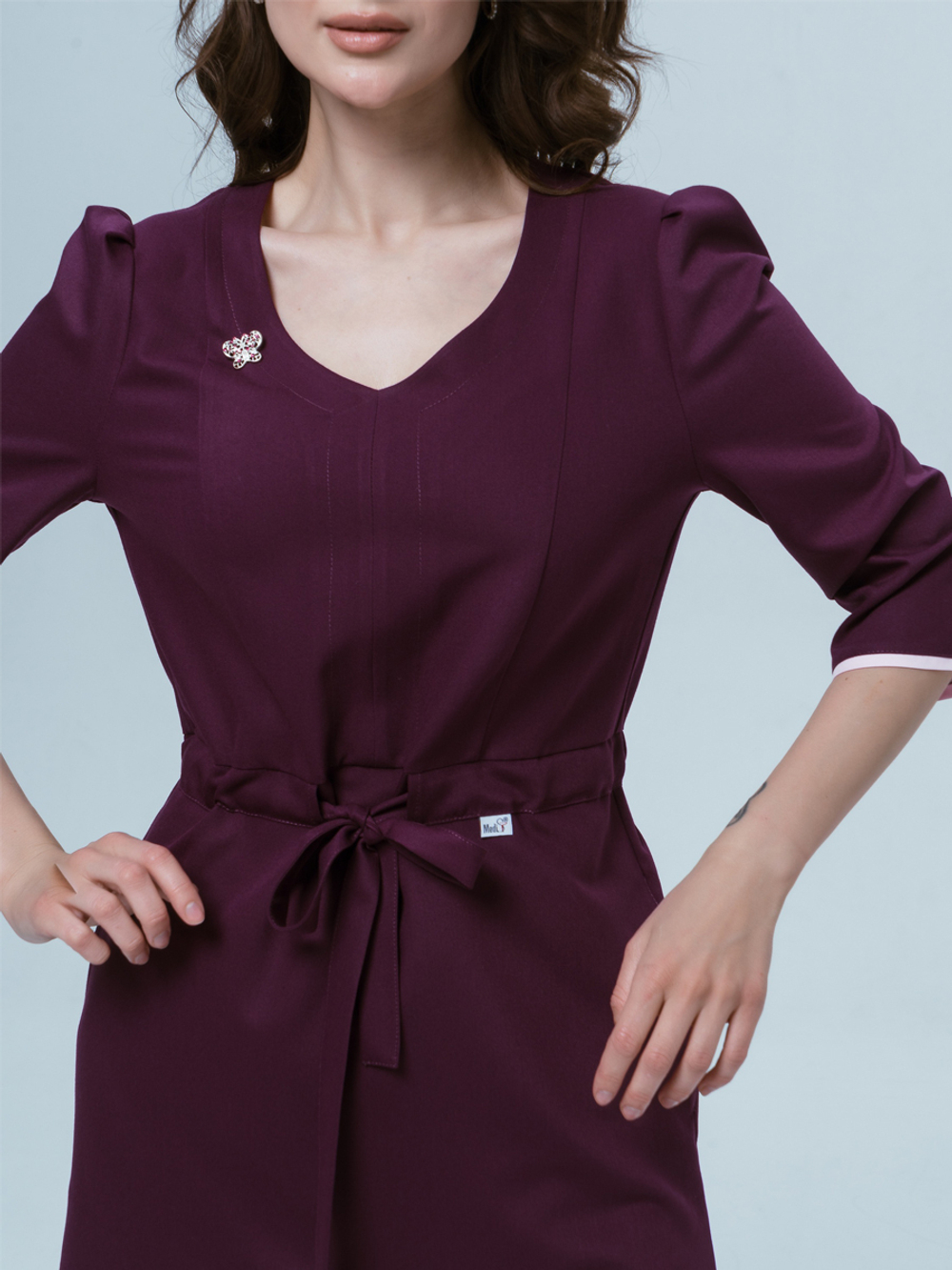 Красивая медицинская блуза женская/Свободная блуза для медиков