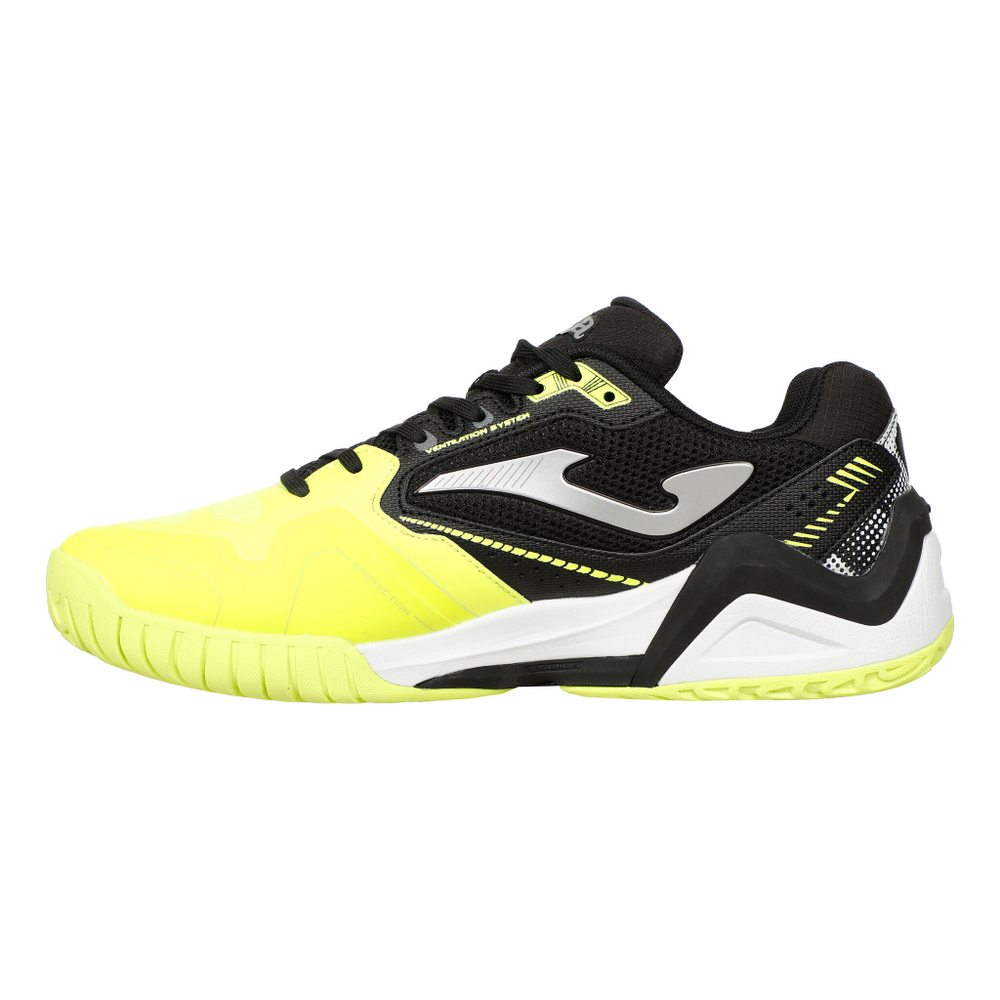 Мужские теннисные кроссовки Joma Set All Court Shoe Men - Black, Neon Yellow