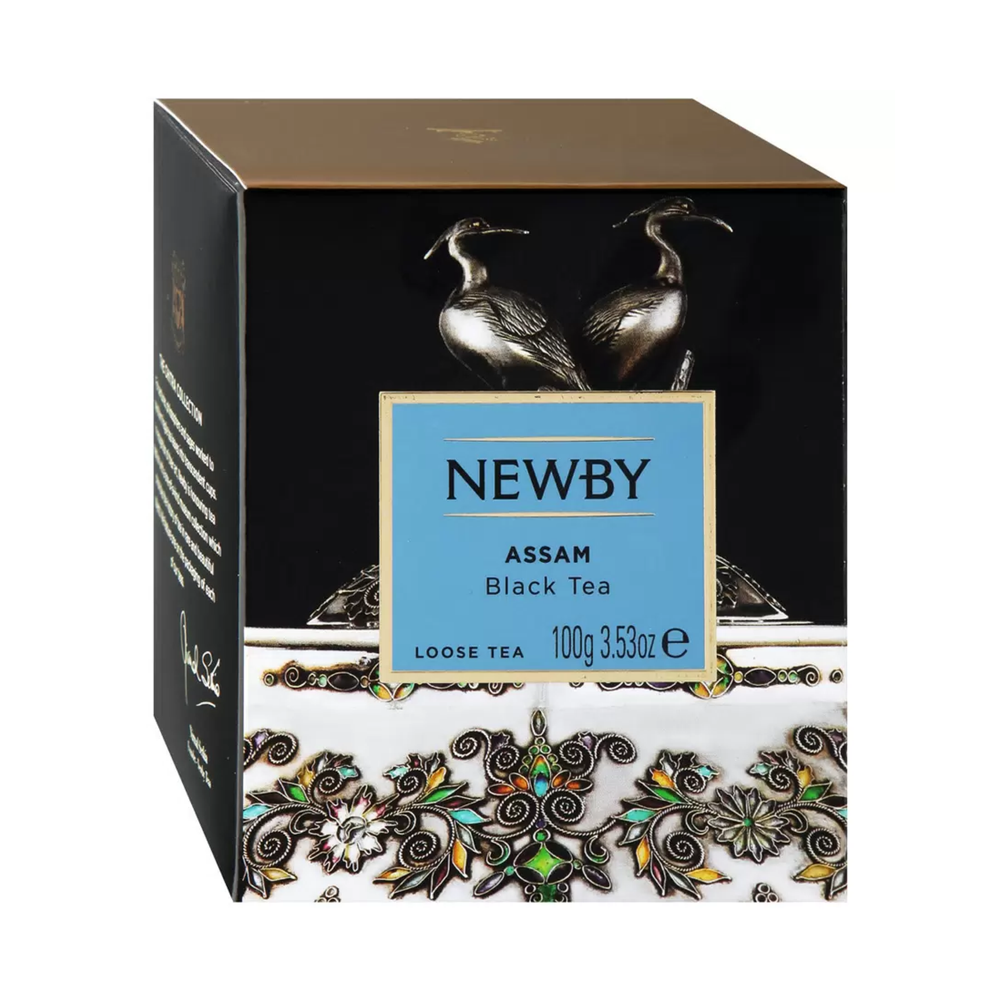 Чай черный листовой Newby Assam, 100 г