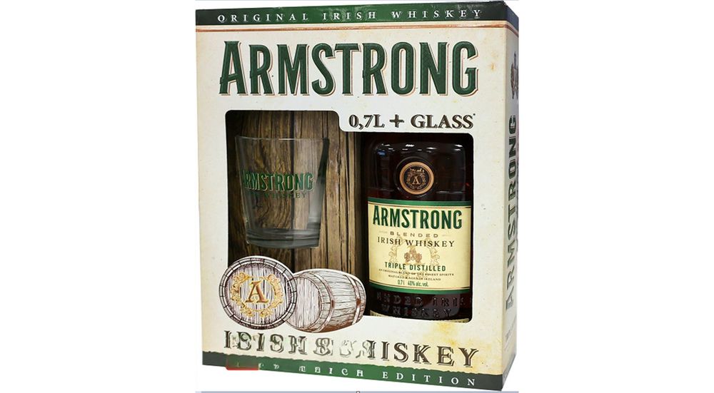 Виски Армстронг + стакан