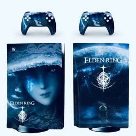 Наклейка для консоли PS5 ELDEN RING RANNI Защитная пленка на консоль и контроллеры Sony PlayStation 5