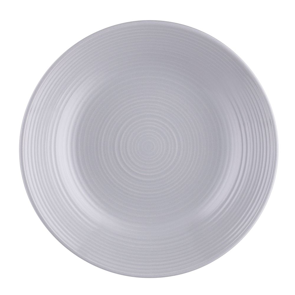 Набор из 2-х керамических тарелок для пасты LT_LJ_PBWVLG_CRG_21, 21.5 см, серый
