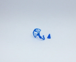 Восковка серьги (Ø 2.00 мм - 2 шт. Ø 1.50 мм - 2 шт., 6 деталей)