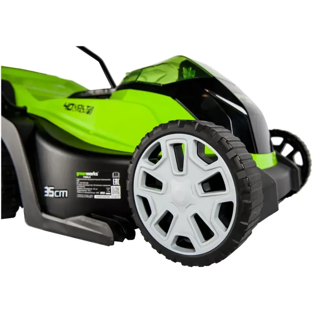 Аккумуляторная газонокосилка Greenworks G40LM35K2 (1 x 2 Ач, ЗУ) 2501907UA