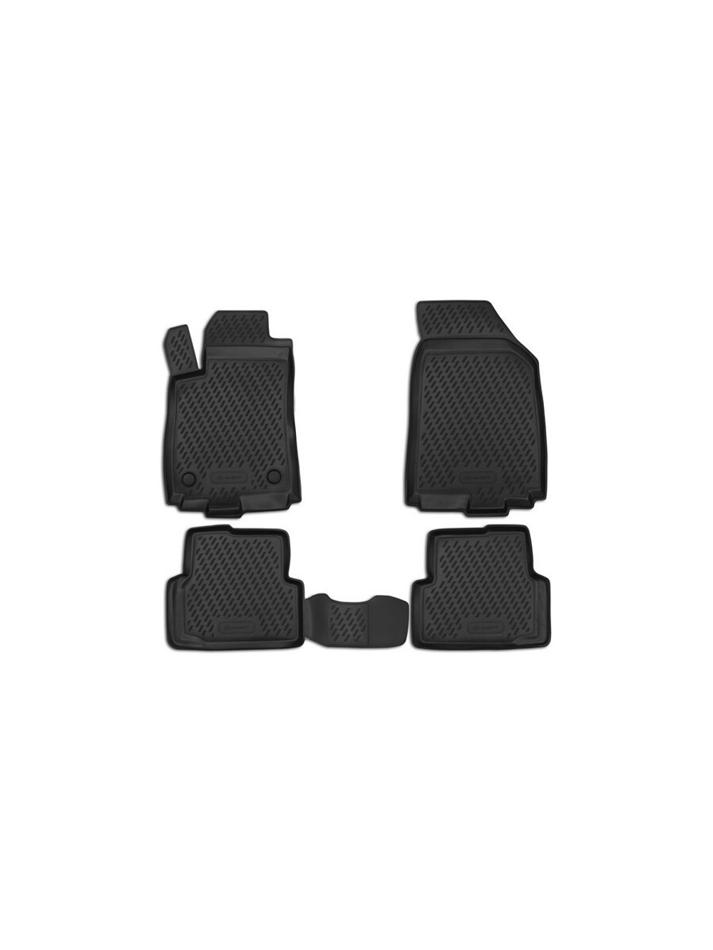 Коврики в салон для CHEVROLET Aveo (II), 2011-2020, 4 шт. (полиуретан) CARCHV00021