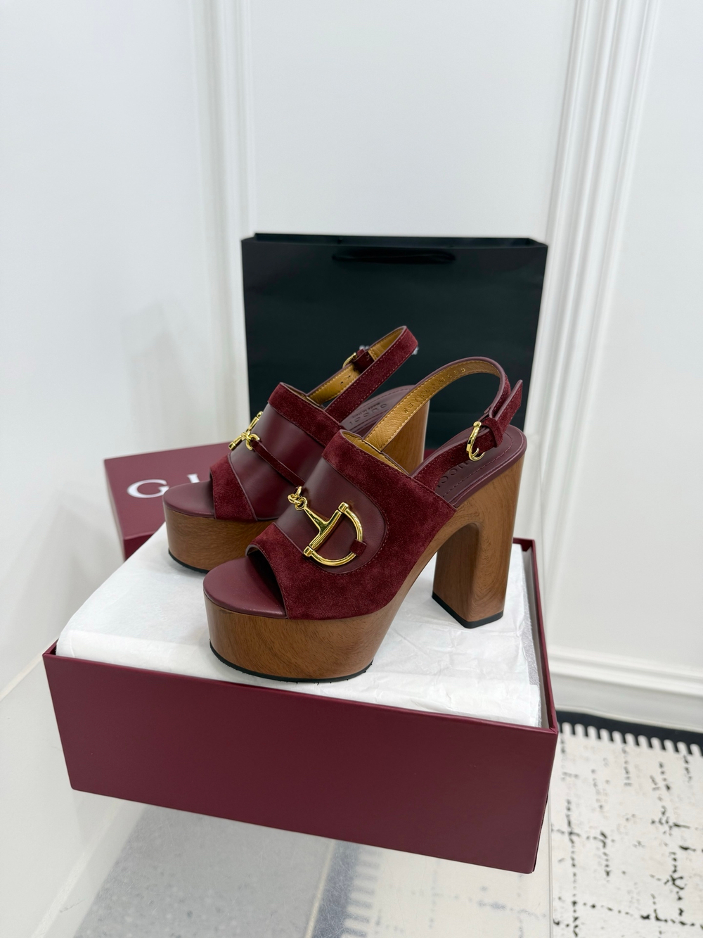 Gucci Horsebit Platform Sandal