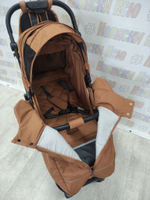 Коляска прогулочная Baballo Future 2024 коричневая (черная рама)