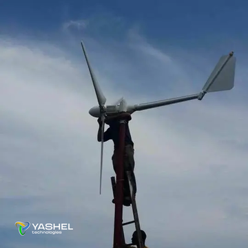 Горизонтальный ветрогенератор 2кВт YASHEL DMWT-2KW, фото №962278706