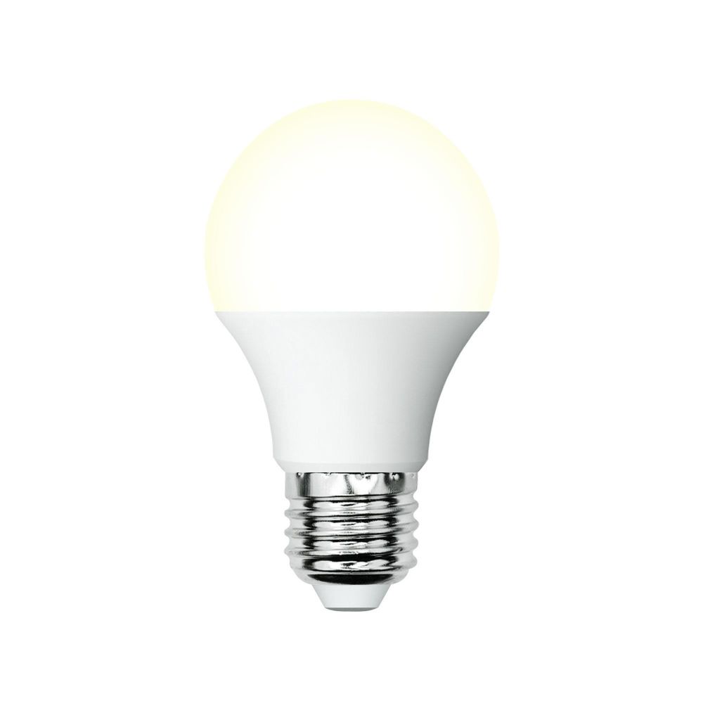 LED-A60-10W-3000K-E27-FR-SLS Лампа светодиодная. Форма A. матовая. Теплый белый свет 3000K. ТМ Volpe