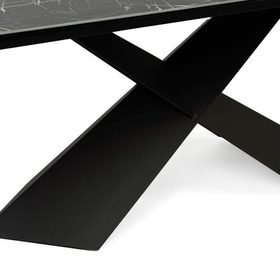 Обеденный стол Reagan 200х100 ножки сталь, столешница керамика