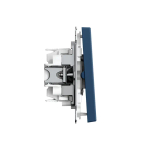 ARTGALLERY 2-клавишный ВЫКЛЮЧАТЕЛЬ ДЛЯ ЖАЛЮЗИ, 2х сх.4, 10А, механизм, быстрозажим. клем., АКВАМАРИН