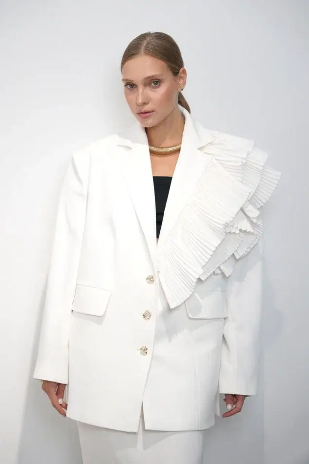 Пиджак "Выше нос" в зефире