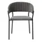 Стул Turin темно-серый с чёрными ножками