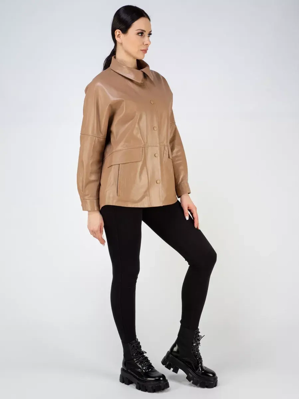 Куртка кожаная натуральная рубашка Турция