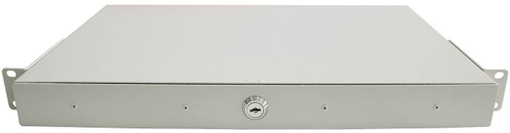 Кросс оптический стоечный 19" выдвижной 1U TELCORD КСв-16-1U 16-ST/MM-16-ST/UPC-MM50(OM4)-1-КУ-GY