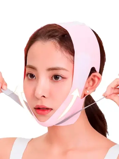 Маска-бандаж для лица и подбородка косметический